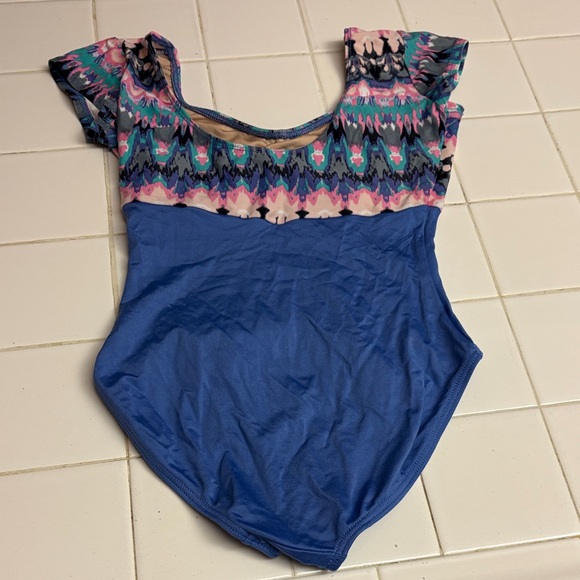 Colorful Patterned Ballet Leotard - Picture 4 of 5